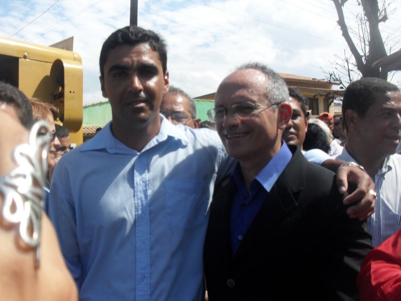 Foto do Vereador Sidiomar com o Governador do Espirito Santo